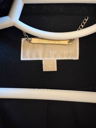 Gabardina negra Michael Kors - Talla 4
