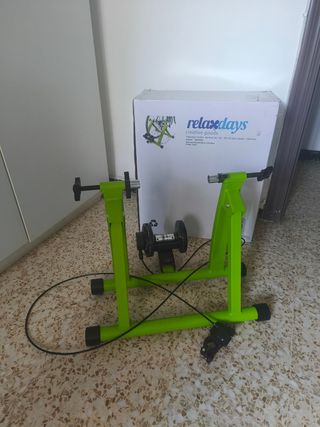 Rodillo Bicicleta Relaxdays