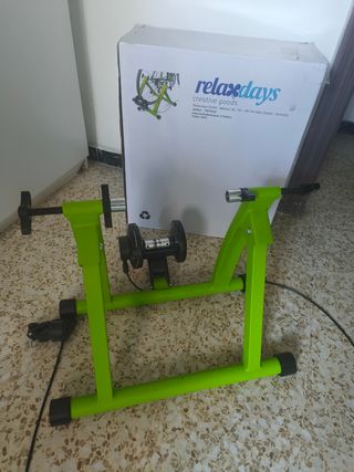 Rodillo Bicicleta Relaxdays