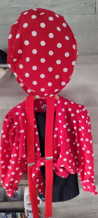 Traje gitano lunares rojo