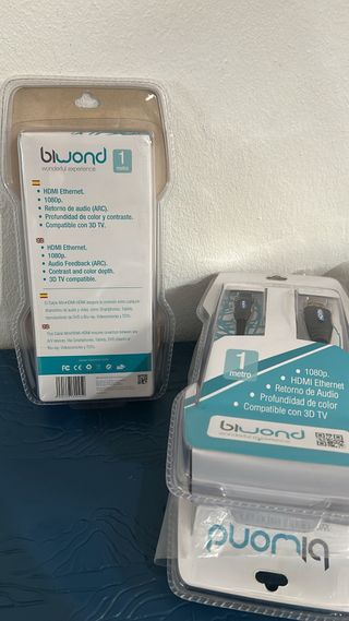 2 Cables HDMI Biwond 1m