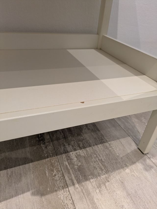 Mesita noche Ikea Tyssedal blanca