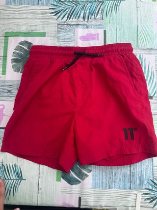 Bañador niño 11° rojo intenso