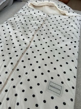 Saco capazo Minicoton - estampado Oval Dots