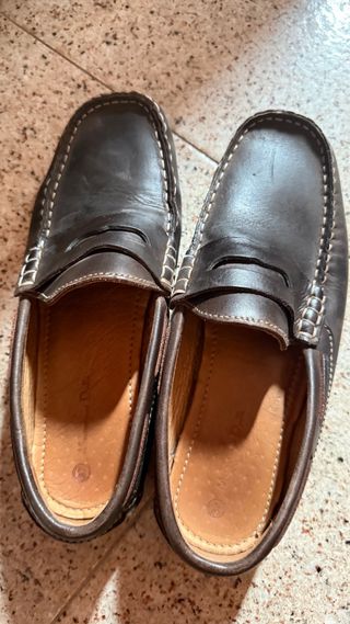 Mocasines Massimo Dutti Marrón Niño