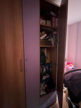 Dormitorio juvenil armario cama escritorio