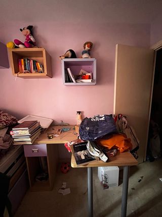 Dormitorio juvenil armario cama escritorio