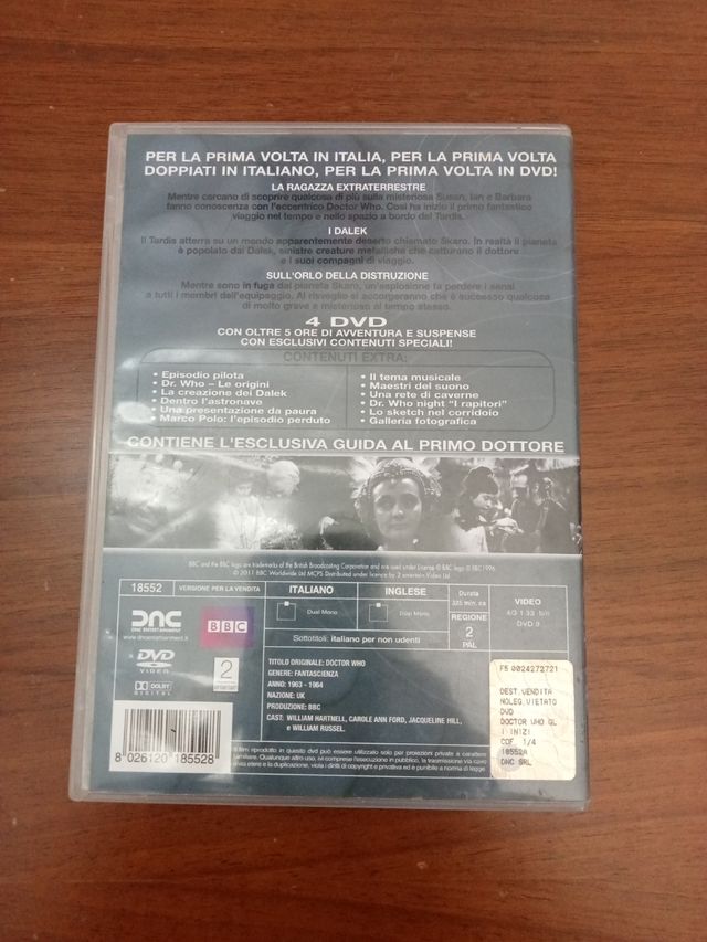 DVD Doctor Who - Gli inizi