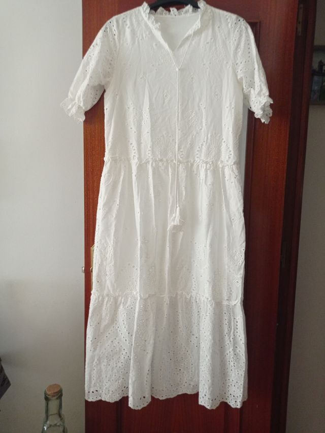 Vestido blanco verano - Talla L