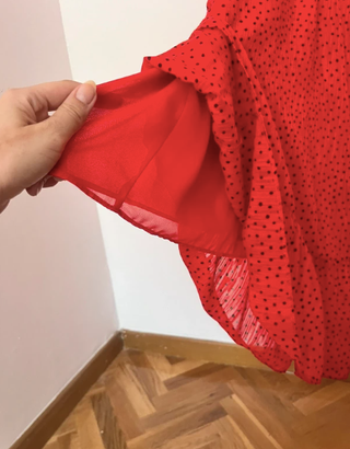 Vestido Zara rojo - Talla S