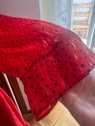 Vestido Zara rojo - Talla S