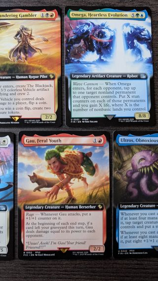 7 cartas Final Fantasy extended art