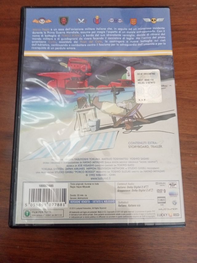 DVD Porco Rosso - Studio Ghibli