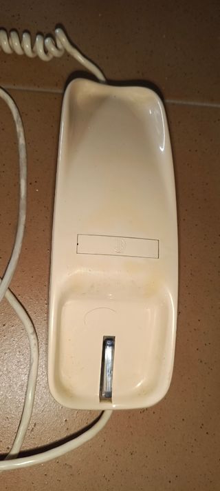 Teléfono antiguo - Beige/Blanco