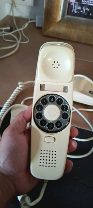 Teléfono antiguo - Beige/Blanco