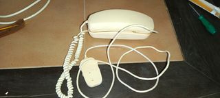 Teléfono antiguo - Beige/Blanco