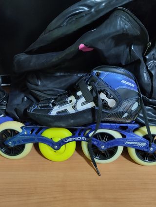 Patines velocidad Powerslide. Con bolsa de transp.