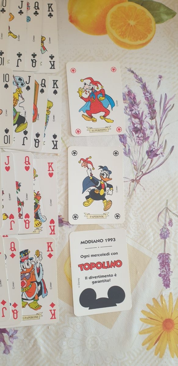 Carte Topolino Modiano 1993