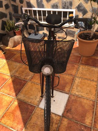 Bicicleta holandesa roja Cigne Annat. Vintage.