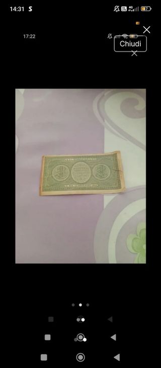 Banconota 1 Lira Italia