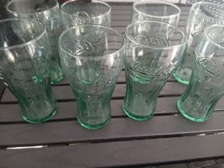 8 Vasos Coca-Cola Vintage