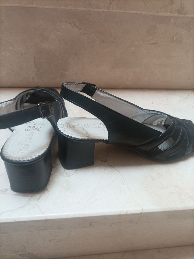 Zapatos mujer piel negros