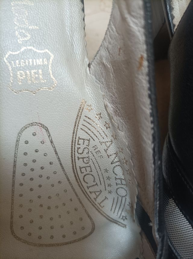 Zapatos mujer piel negros