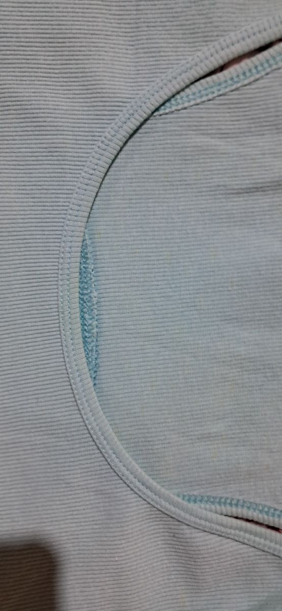 2 Canotte Domyos L-XL Grigio-Turchese