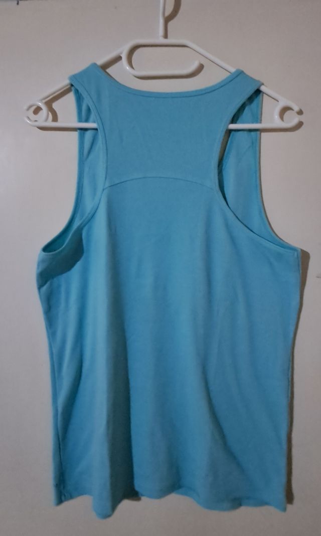 2 Canotte Domyos L-XL Grigio-Turchese