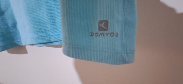 2 Canotte Domyos L-XL Grigio-Turchese