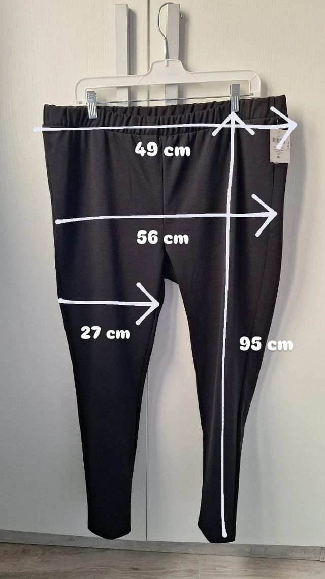 Mallas negras mujer 4XL