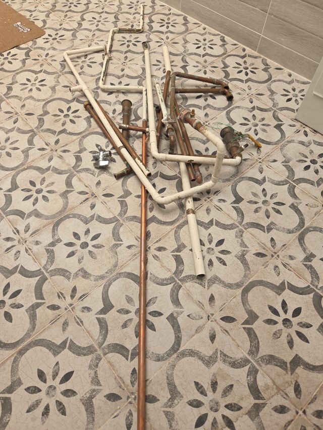 Tuberías cobre usadas