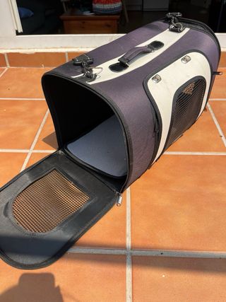 Transportín mascotas - Gris y negro