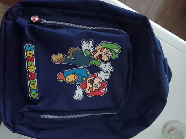 Mochila Super Mario + estuche Súper Mario