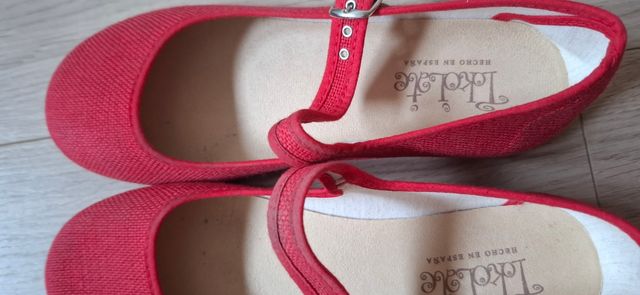 Merceditas rojas niña - Talla 35