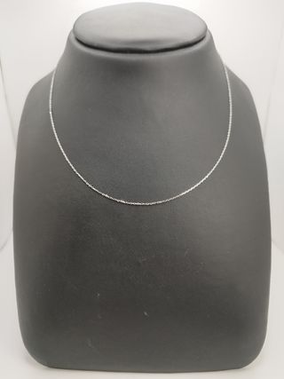 Cadena ORO BLANCO 18 KT.