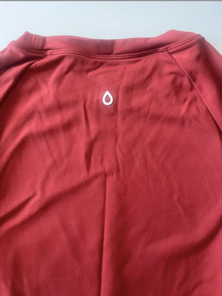 Crop top Peito manga larga - Wine (MyLibi)