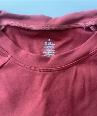Crop top Peito manga larga - Wine (MyLibi)