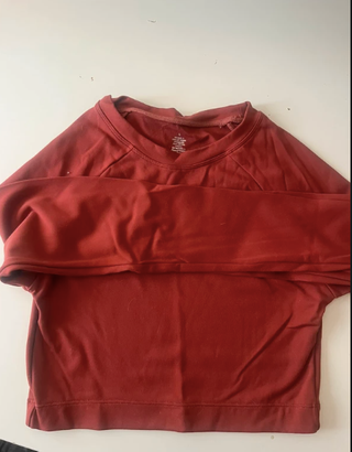 Crop top Peito manga larga - Wine (MyLibi)