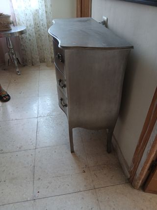 Aparador gris plata - 3 cajones
