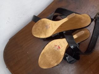 Sandali Zara neri con zeppa