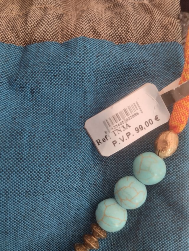 Collar Plata Palo artesanal