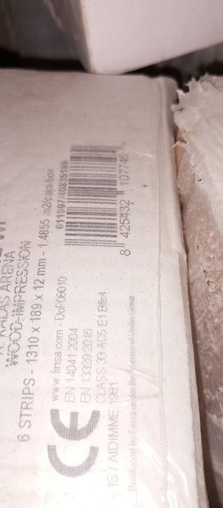 Suelo laminado Finfloor 12mm - 3 cajas