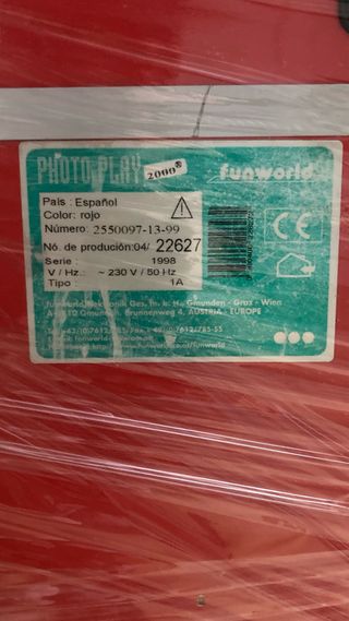 Máquina recreativa PHOTO PLAY 2000 Funworld