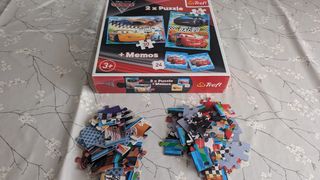 Puzzle Cars 3 Trefl: 30+48 piezas