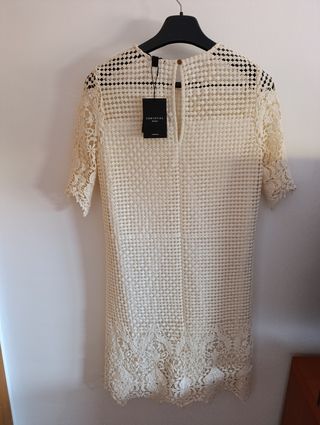 Vestido Blanco Cortefiel - Nuevo