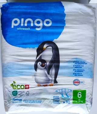 Pañales Pingo Ultrasoft Talla 6 (32uds)