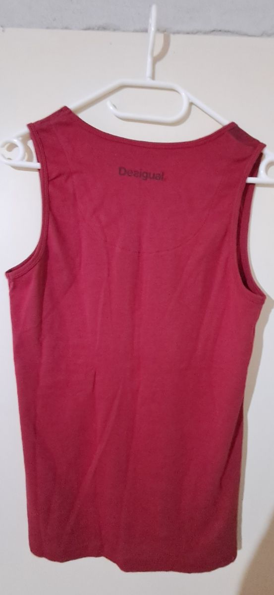 Canotta Desigual Rossa Tg L