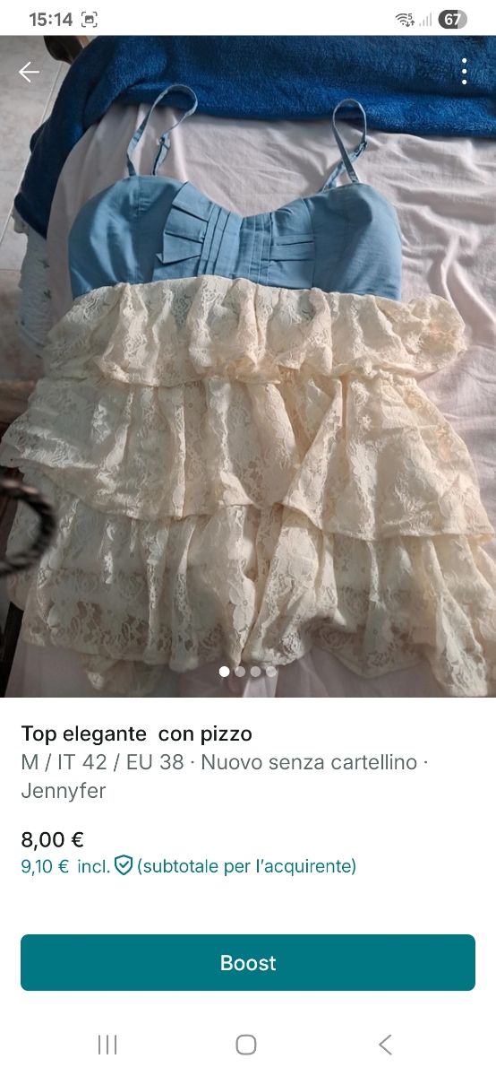 Top Jennyfer pizzo M/EU38