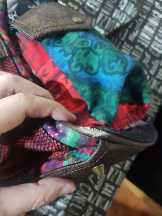 Bolso Desigual - Rojo y Marrón